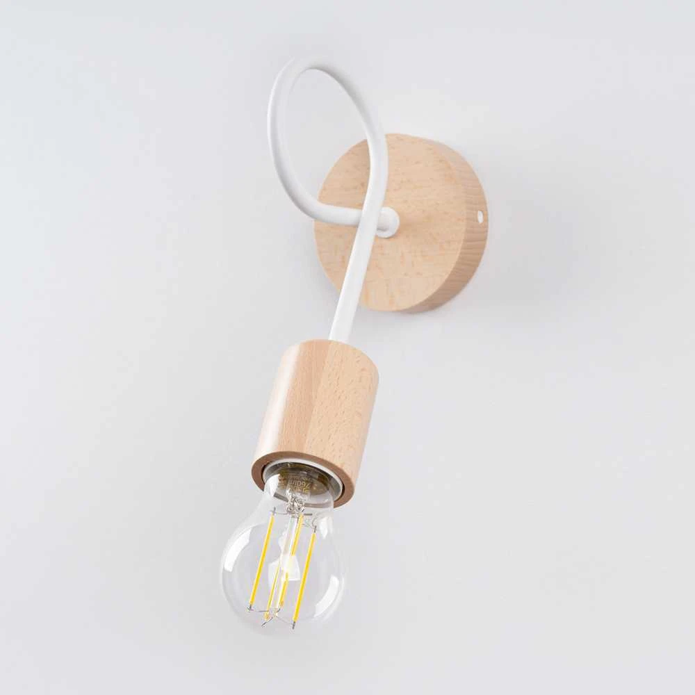 Sollux Lighting Sieninis šviestuvas EMBER baltas