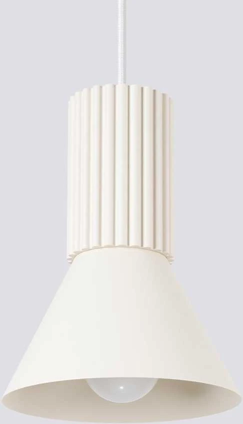 Sollux Lighting Estria Crimson pakabinamas šviestuvas, smėlio spalvos, plieno, aliuminio, E14, 10 W, LED