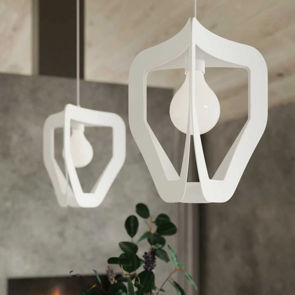 Sollux Lighting Pakabinamas šviestuvas TRES baltas