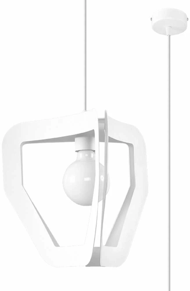 Sollux Lighting Pakabinamas šviestuvas TRES baltas