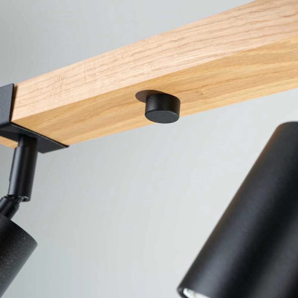 Sollux Lighting Lubinis šviestuvas FAGER 4L juodas