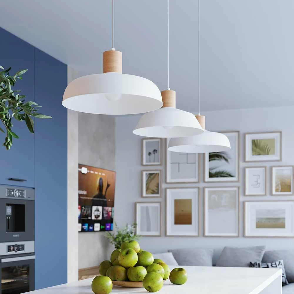 Sollux Lighting Pakabinamas šviestuvas FANO baltas