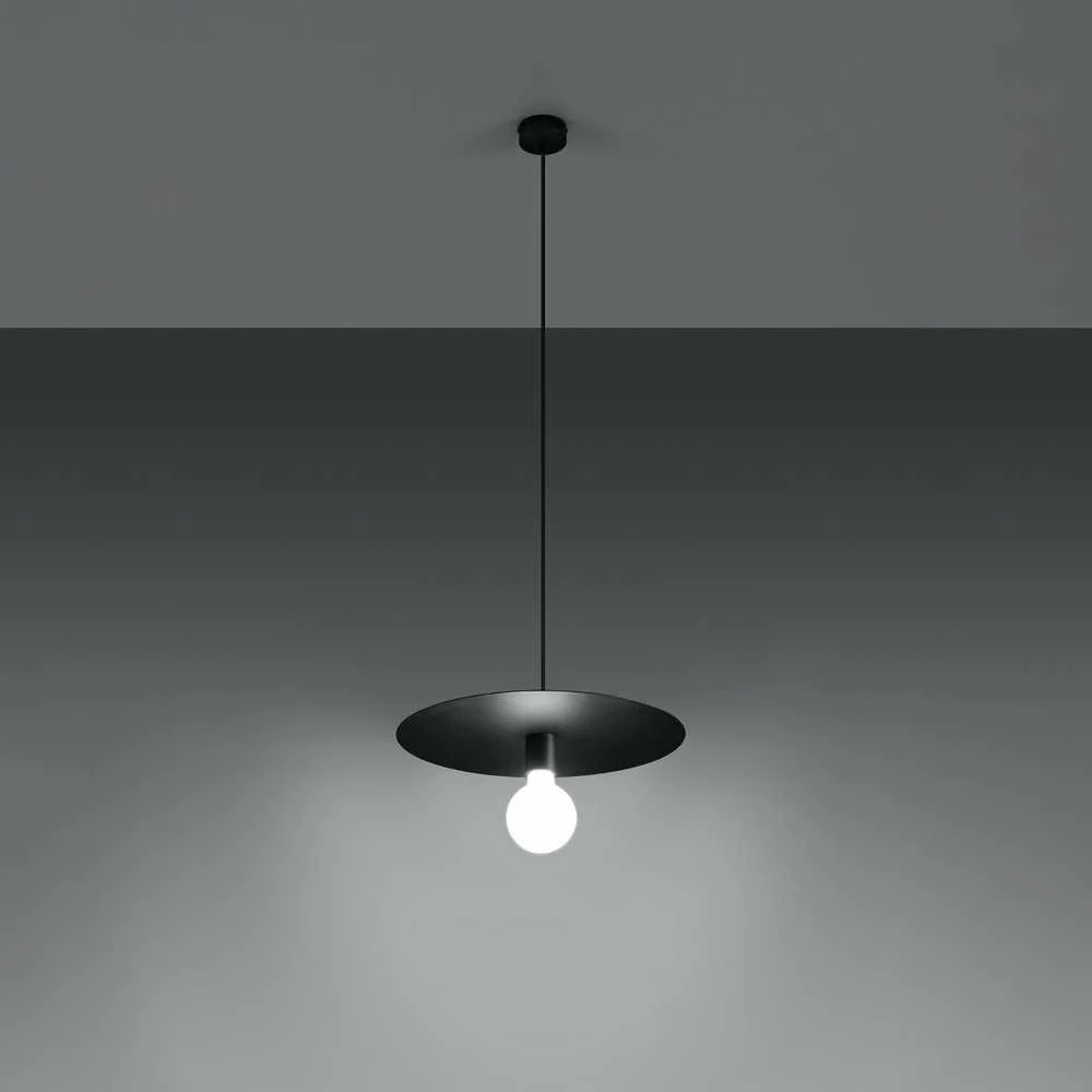 Sollux Lighting Pakabinamas šviestuvas FLAVIO juodas