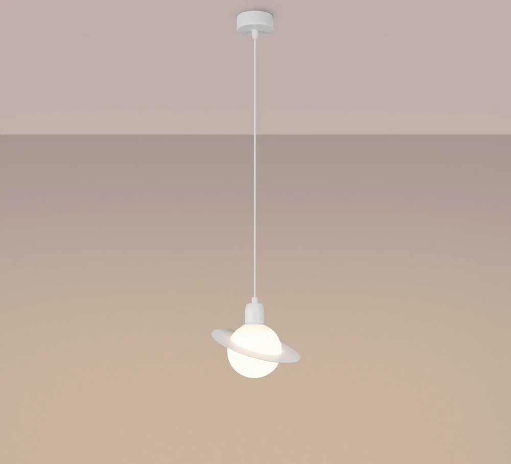 Sollux Lighting Pakabinamas šviestuvas HYPERION 1 baltas