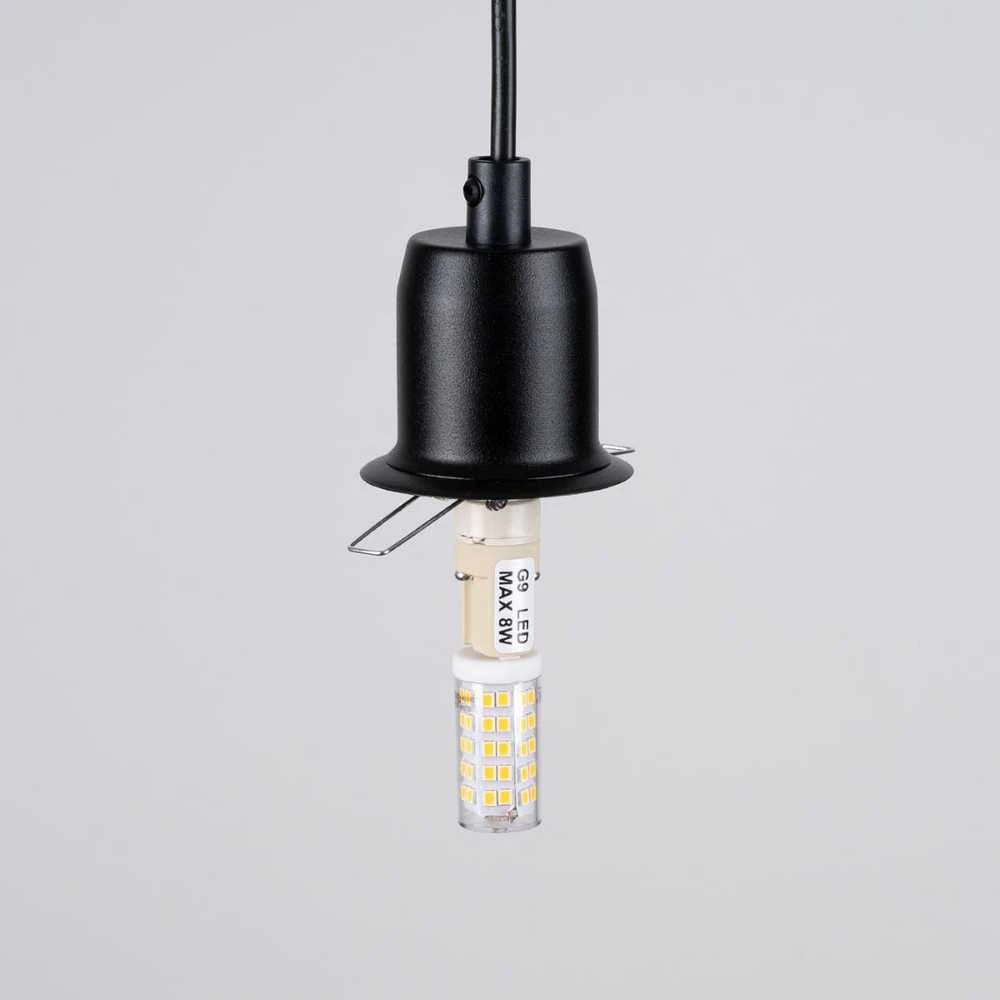 Sollux Lighting Pakabinamas šviestuvas HYPERION 1 juodas