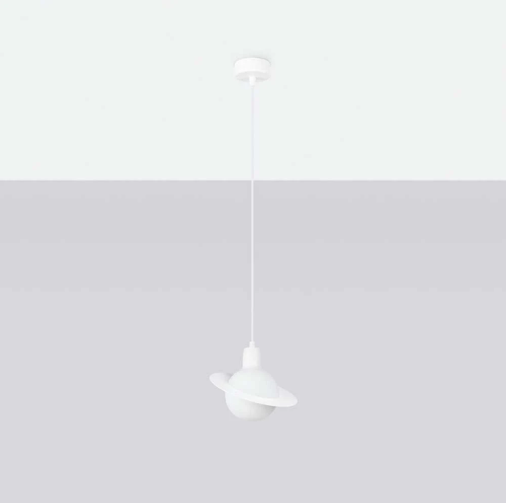 Sollux Lighting Pakabinamas šviestuvas HYPERION 1 baltas