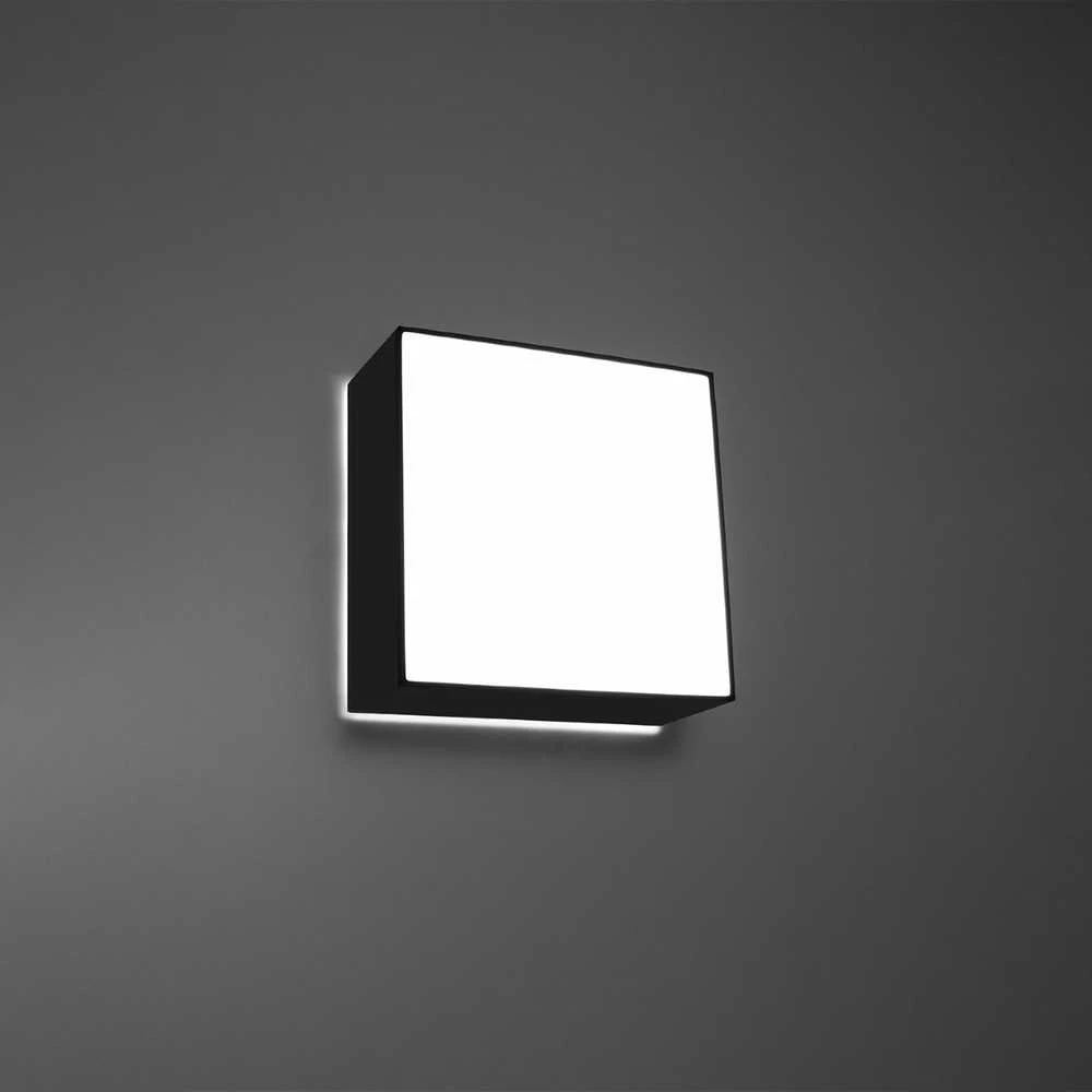 Lubinis šviestuvas Sollux Lighting Sollux Sieninis šviestuvas HORUS juodas