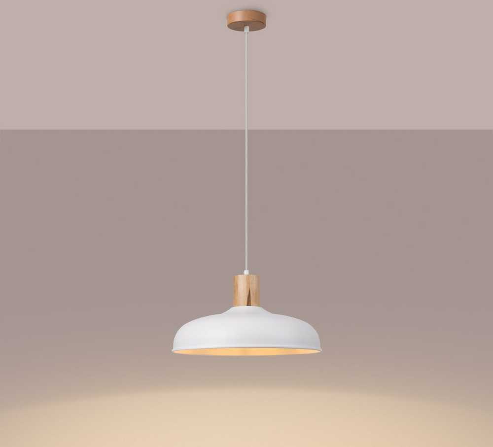 Sollux Lighting Pakabinamas šviestuvas INDY baltas