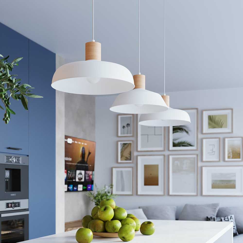 Sollux Lighting Pakabinamas šviestuvas INDY baltas