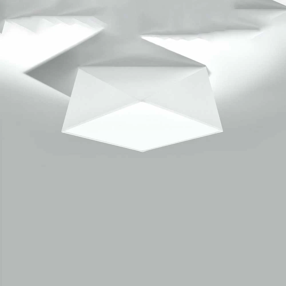 Lubinis šviestuvas Sollux Lighting Sollux Plafonas HEXA 35 baltas