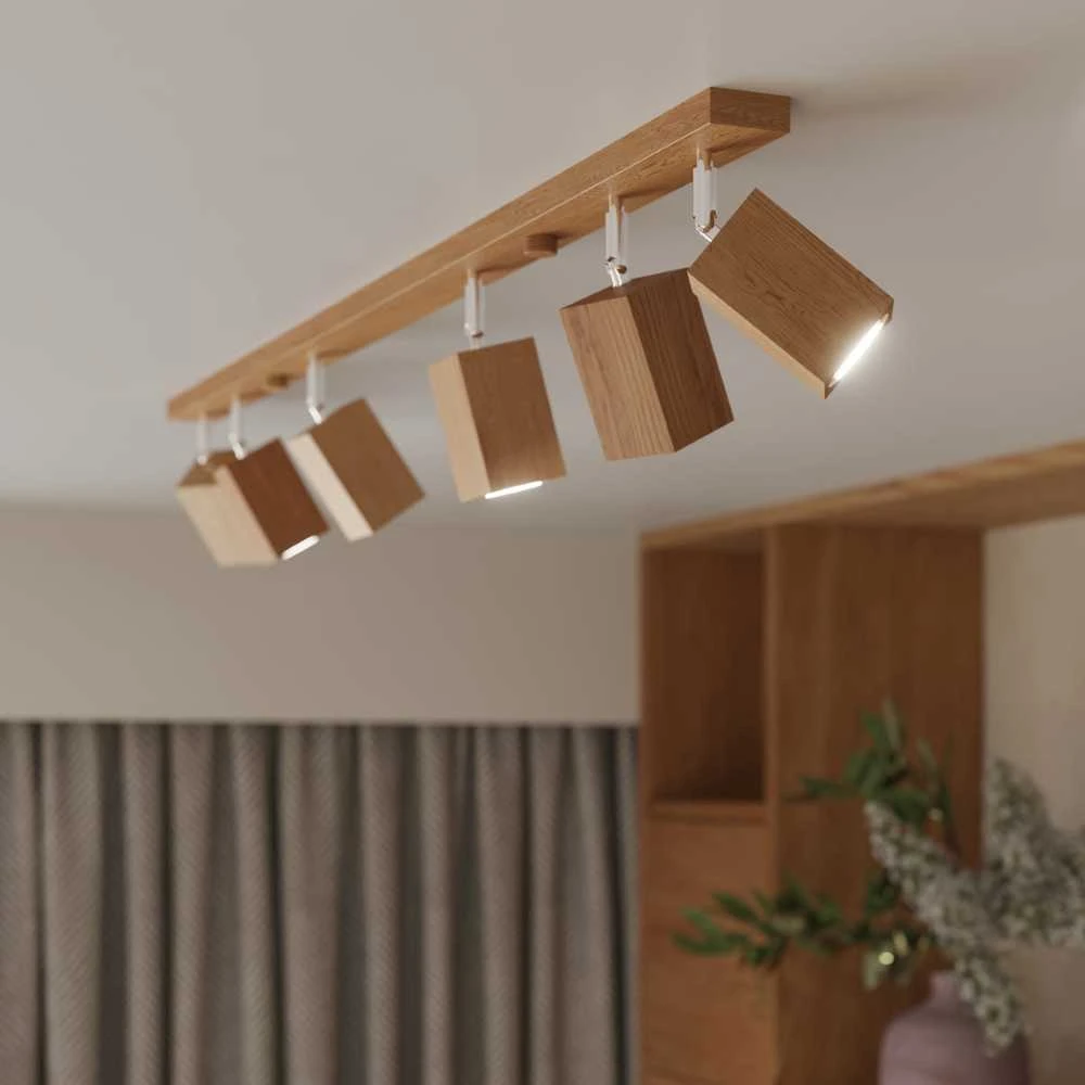 Sollux Lighting Sieninis šviestuvas KEKE ąžuolas