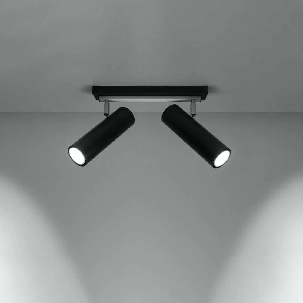 Sollux Lighting Sollux Lubinis šviestuvas DIREZIONE 2 juodas