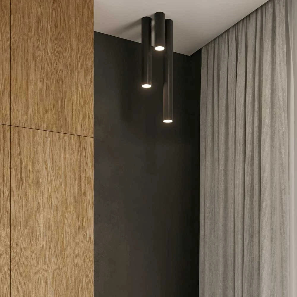 Sollux Lighting Lubinis šviestuvas LAGOS 40 juodas