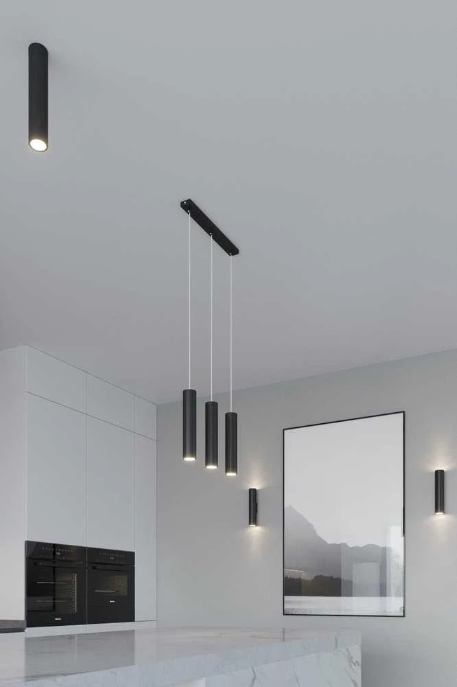 Sollux Lighting LAGOS vandenyno žalios spalvos modernus plieno sieninis šviestuvas, 2 x GU10, 10 W, juodas