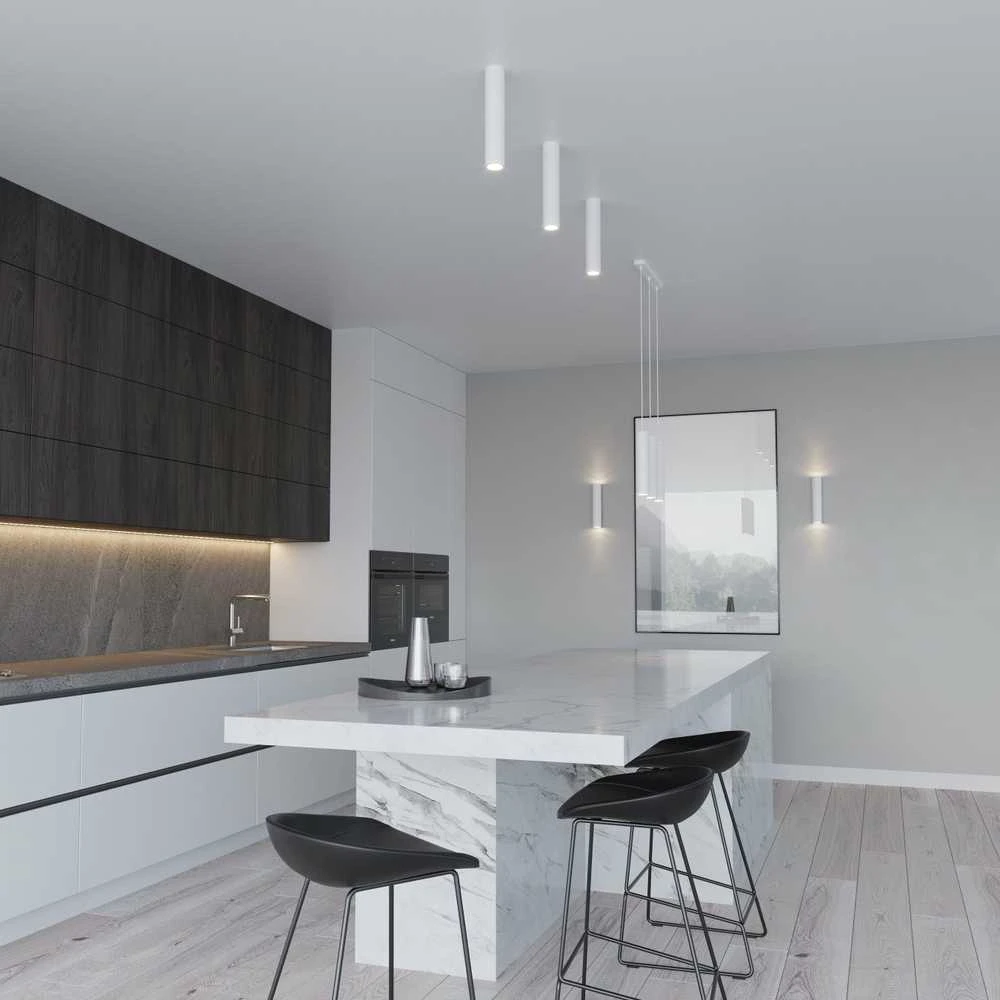 Sollux Lighting LAGOS vandenyno žalios spalvos modernus plieno sieninis šviestuvas, 2 x GU10, 10 W, baltas