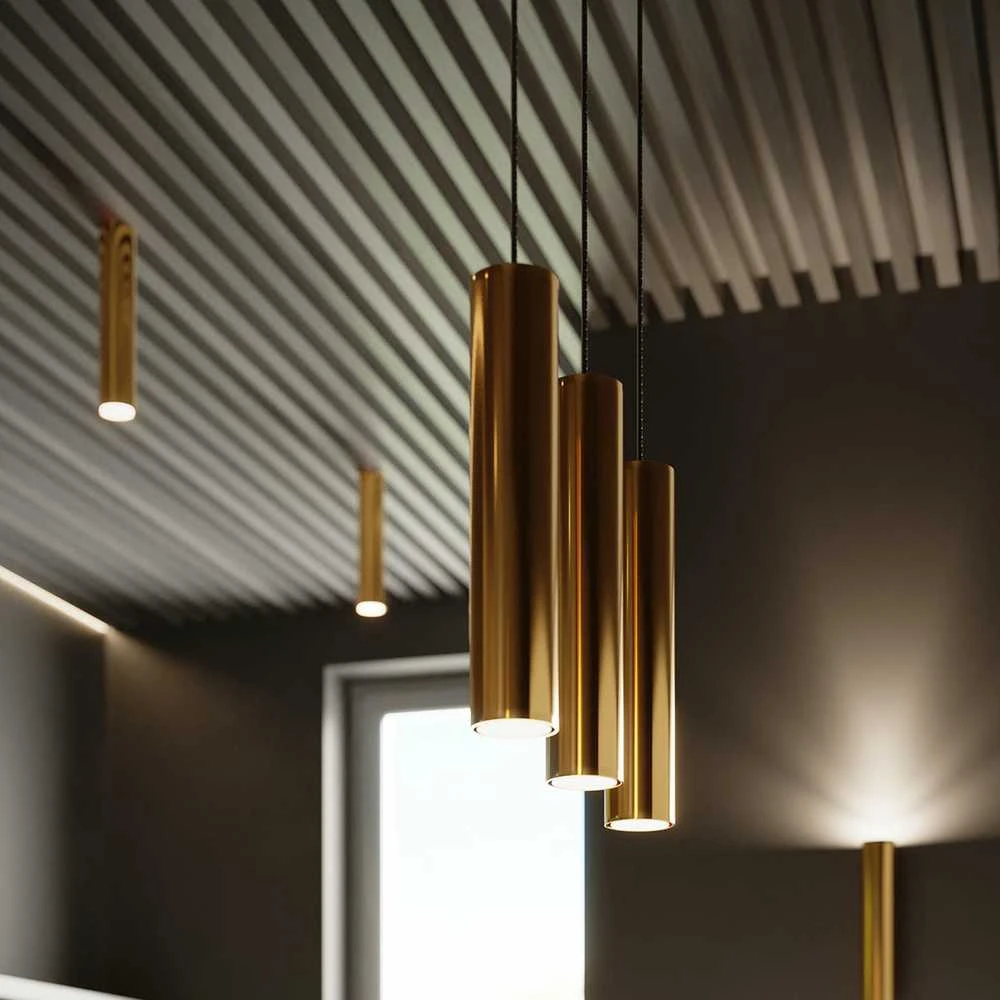 Sollux Lighting Pakabinamas šviestuvas LAGOS 1 poliruoto aukso