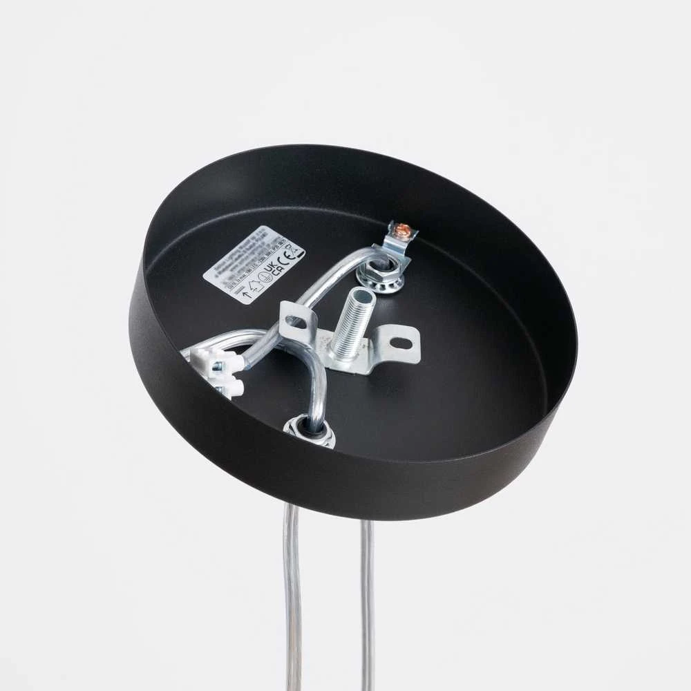 Sollux Lighting LAGOS vandenyno žalios spalvos modernus plieno sieninis šviestuvas, 2 x GU10, 10 W, juodas