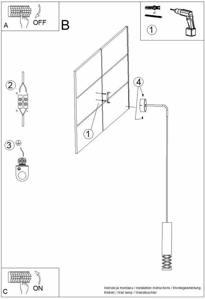 Sollux Lighting LAMI modernus baltas plieno pakabinamas šviestuvas GU10 10W LED IP20