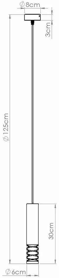 Sollux Lighting LAMI vandenyno žalios spalvos modernus baltas plieno pakabinamas šviestuvas GU10 10W LED