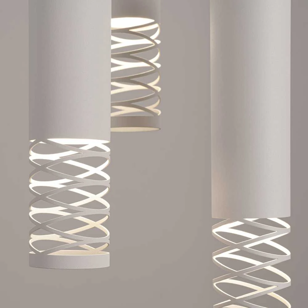Sollux Lighting LAMI vandenyno žalios spalvos modernus plieno pakabinamas šviestuvas, 3 x GU10 LED, baltas, 25 x 125 cm