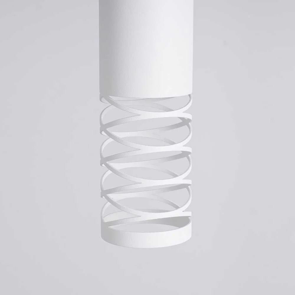 Sollux Lighting LAMI vandenyno žalios spalvos modernus baltas plieno pakabinamas šviestuvas GU10 10W LED