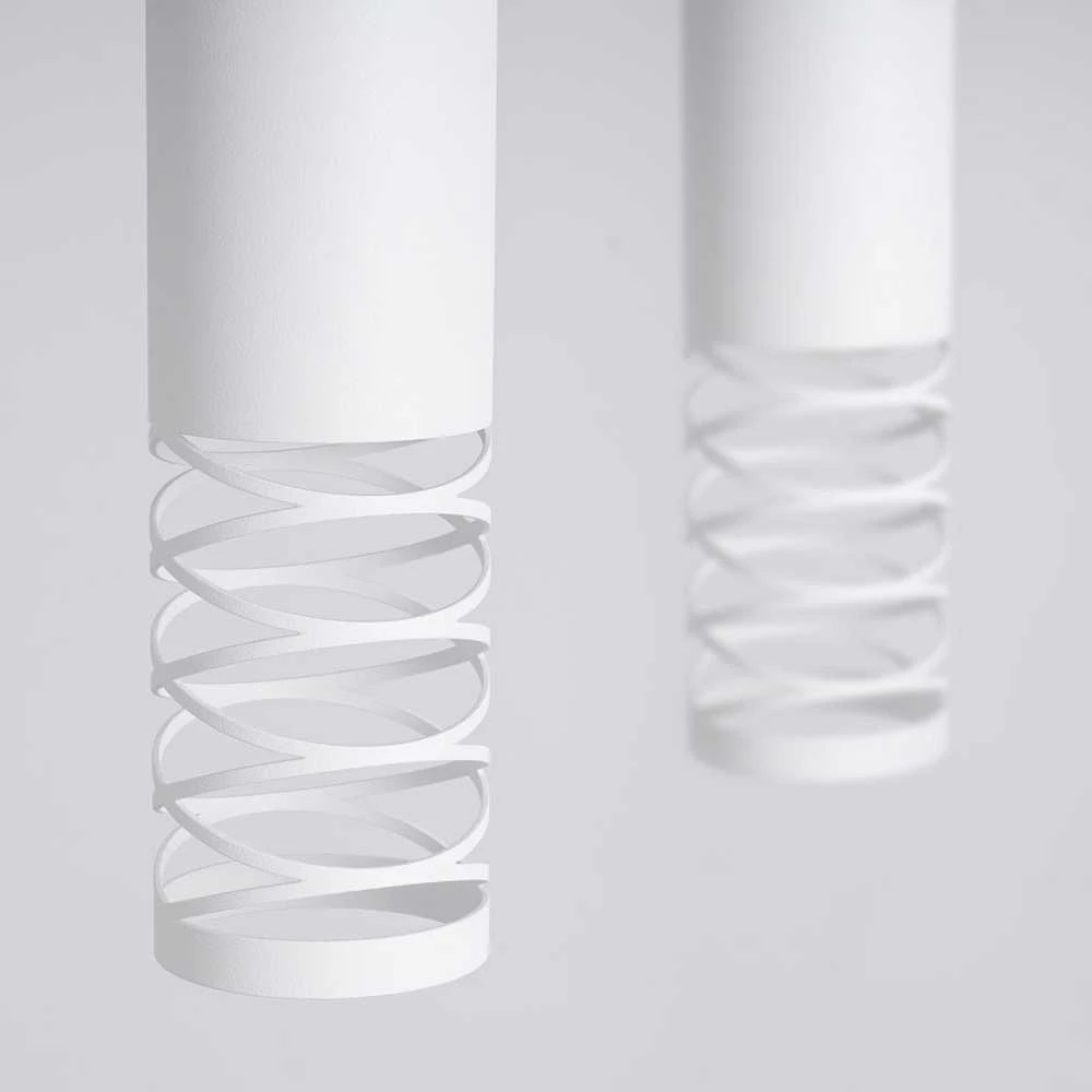Sollux Lighting LAMI vandenyno žalios spalvos modernus baltas plieno pakabinamas šviestuvas, 2 x GU10 LED lizdai
