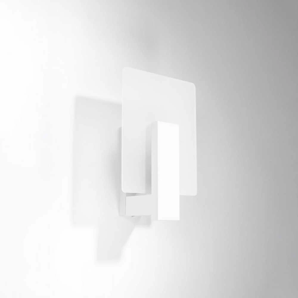 Sollux Lighting Sieninis šviestuvas LAPPO baltas
