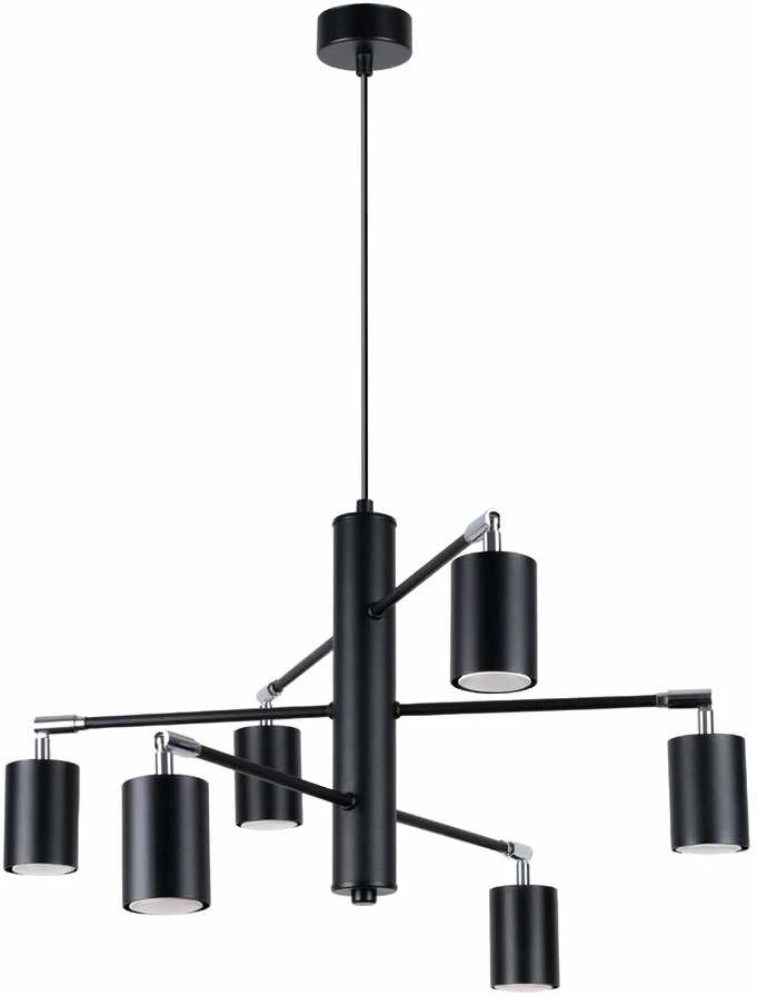 Lubinis šviestuvas Sollux Lighting Šviestuvas LEMMI 6 juodas