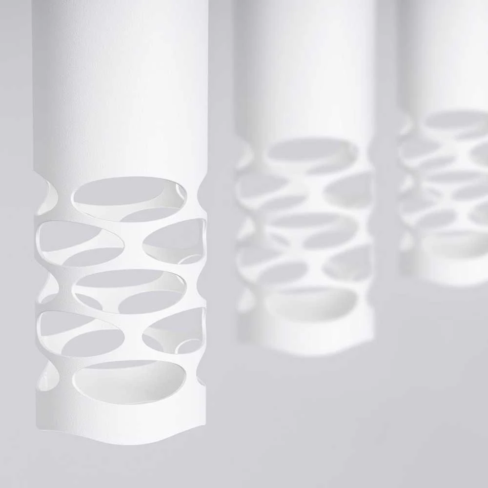Sollux Lighting LIRO vandenyno žalios spalvos modernus plieno pakabinamas šviestuvas, 3 x GU10, 10 W, baltas