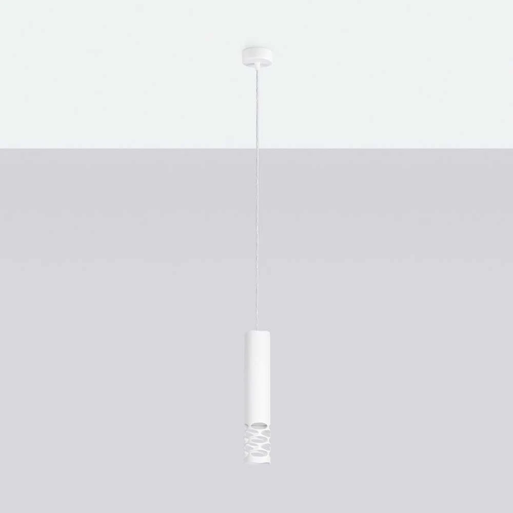 Sollux Lighting LIRO vandenyno žalios spalvos modernus plieno pakabinamas šviestuvas GU10 10W baltas