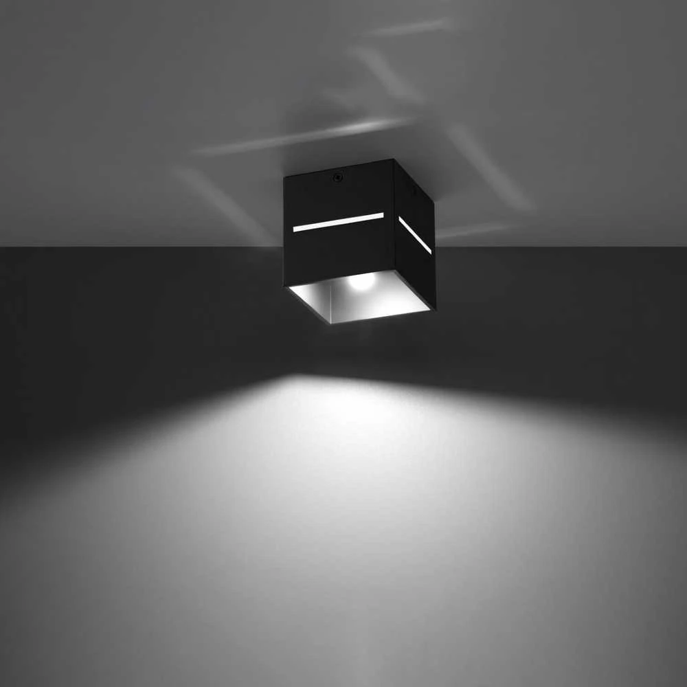 Sollux Lighting Lubinis šviestuvas LOBO juodas