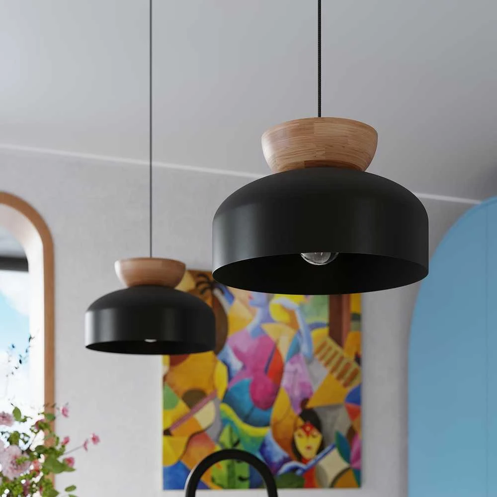 Sollux Lighting Pakabinamas šviestuvas MARION juodas