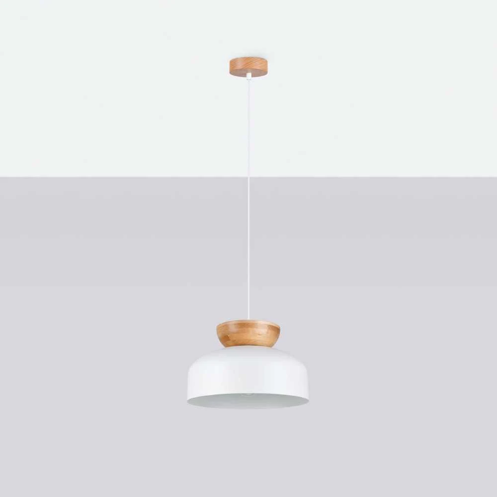 Sollux Lighting Pakabinamas šviestuvas MARION baltas