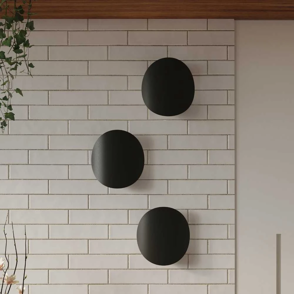 Sollux Lighting Sieninis šviestuvas SENSES juodas