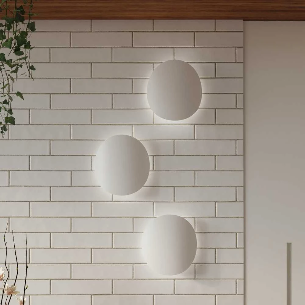 Sollux Lighting Sieninis šviestuvas SENSES baltas