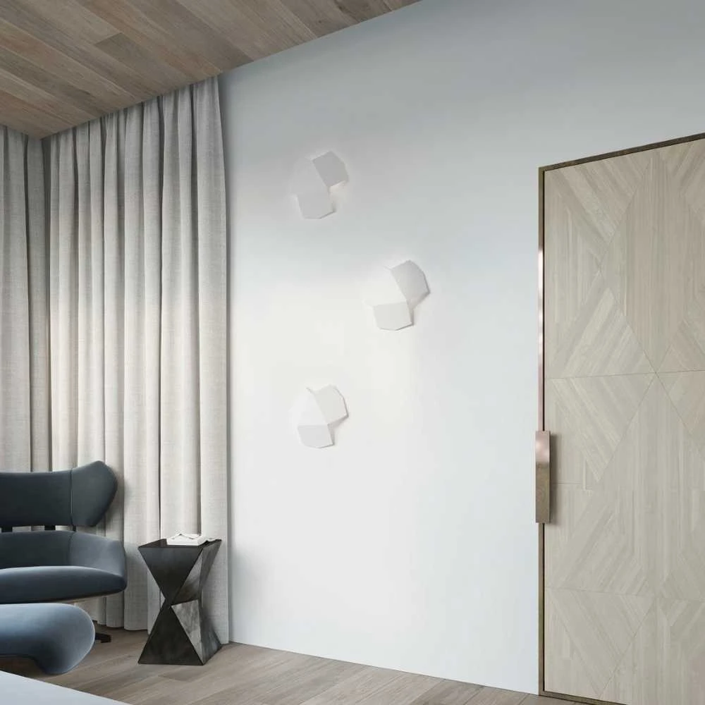 Sollux Lighting Sieninis šviestuvas TRE baltas