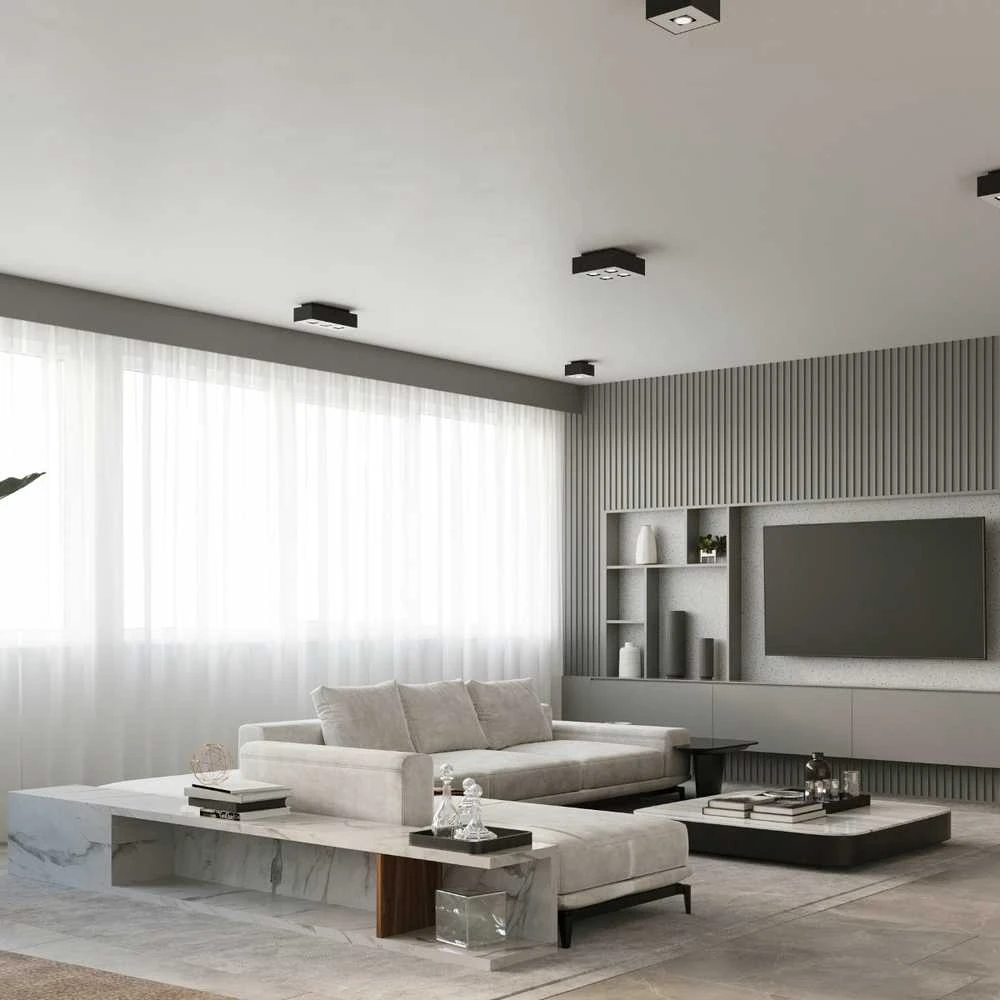 Sollux Lighting Lubinis šviestuvas MONO 3 juodas