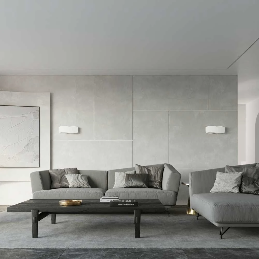 Sollux Lighting Sieninis šviestuvas TILA 40 baltas
