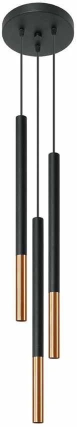 Sollux Lighting Pakabinamas šviestuvas MOZAICA 3P juodas/varis