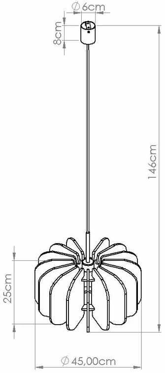 Pakabinamas šviestuvas Sollux Lighting MULA modernus pakabinamas ir toršeras, veltinio gaubtas, 45 cm, juodos smėlio spalvos