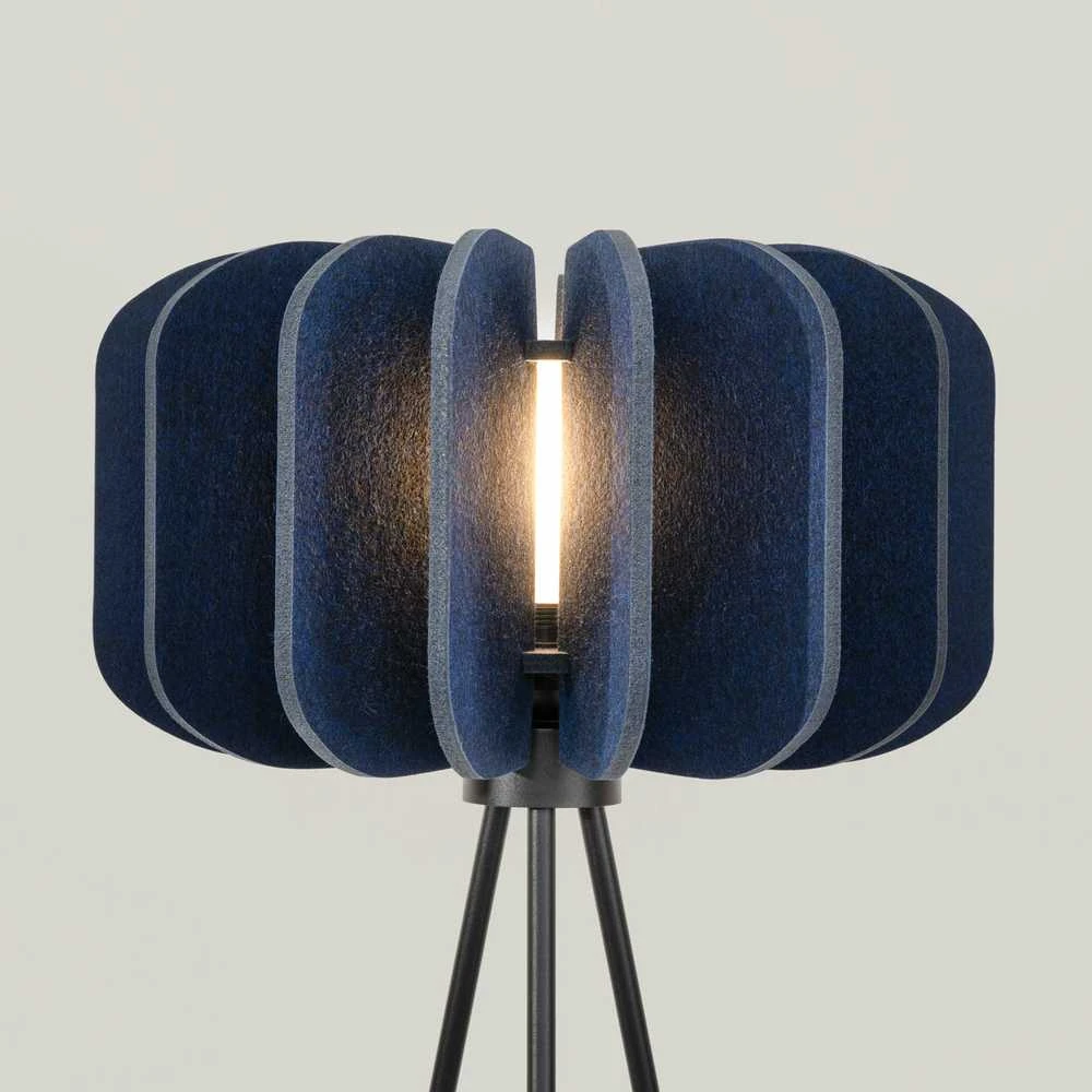 Pakabinamas šviestuvas Sollux Lighting MULA modernus veltinio pakabinamas ir toršeras su gaubtu, 45 cm, juodu rėmu