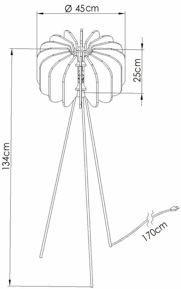 Pakabinamas šviestuvas Sollux Lighting MULA modernus veltinio pakabinamas ir toršeras, 45 cm, juodos smėlio spalvos, gaubtas