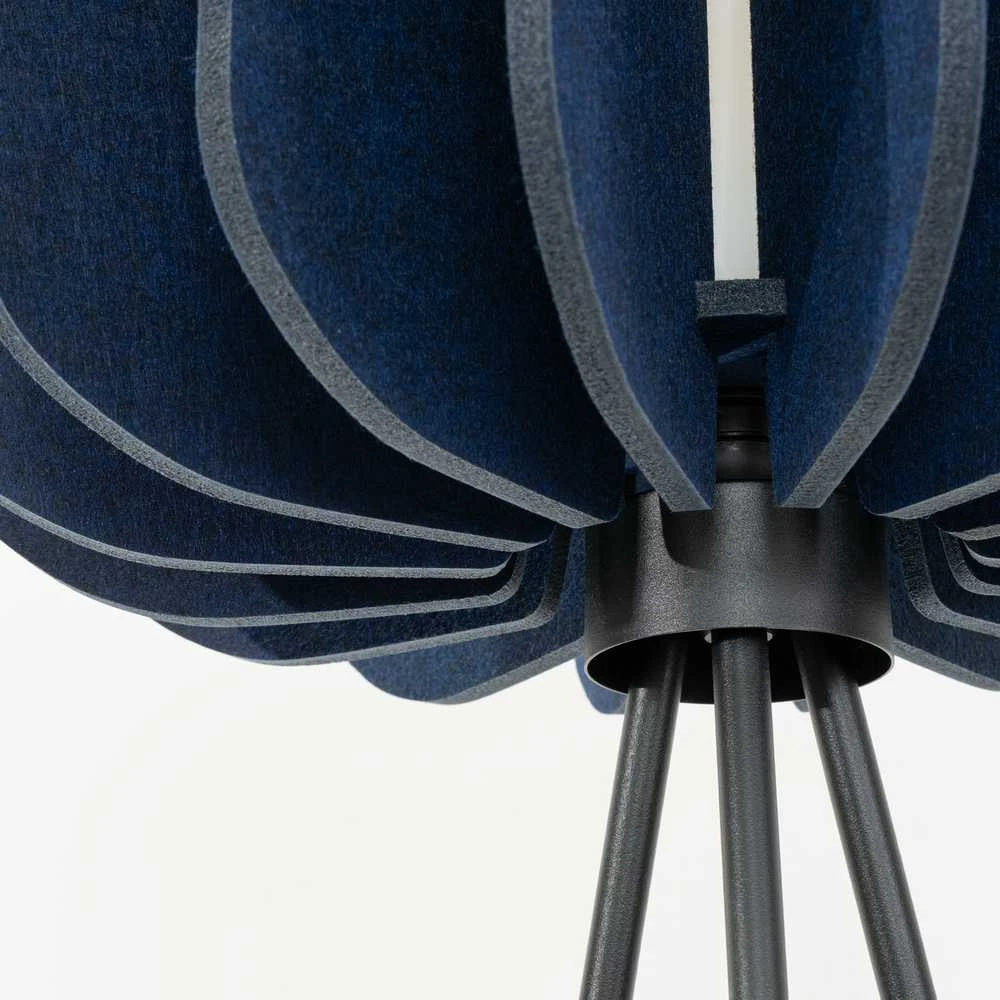 Pakabinamas šviestuvas Sollux Lighting MULA modernus veltinio pakabinamas ir toršeras su gaubtu, 45 cm, juodu rėmu