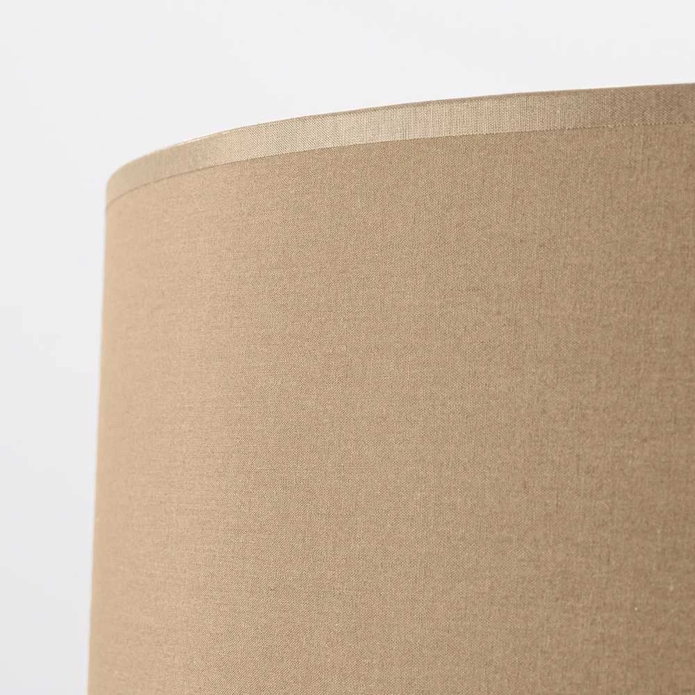 Sollux Lighting NEVIA pakabinamas šviestuvas su cilindriniu audinio gaubtu, pilkai pilkos spalvos, 40 cm