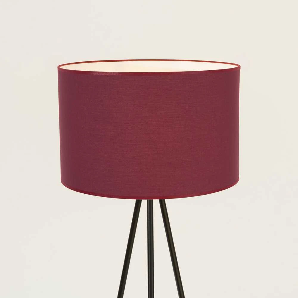 Sollux Lighting NEVIA pakabinamas šviestuvas, bordo spalvos, audinio gaubtas, 40x25 cm, IP20