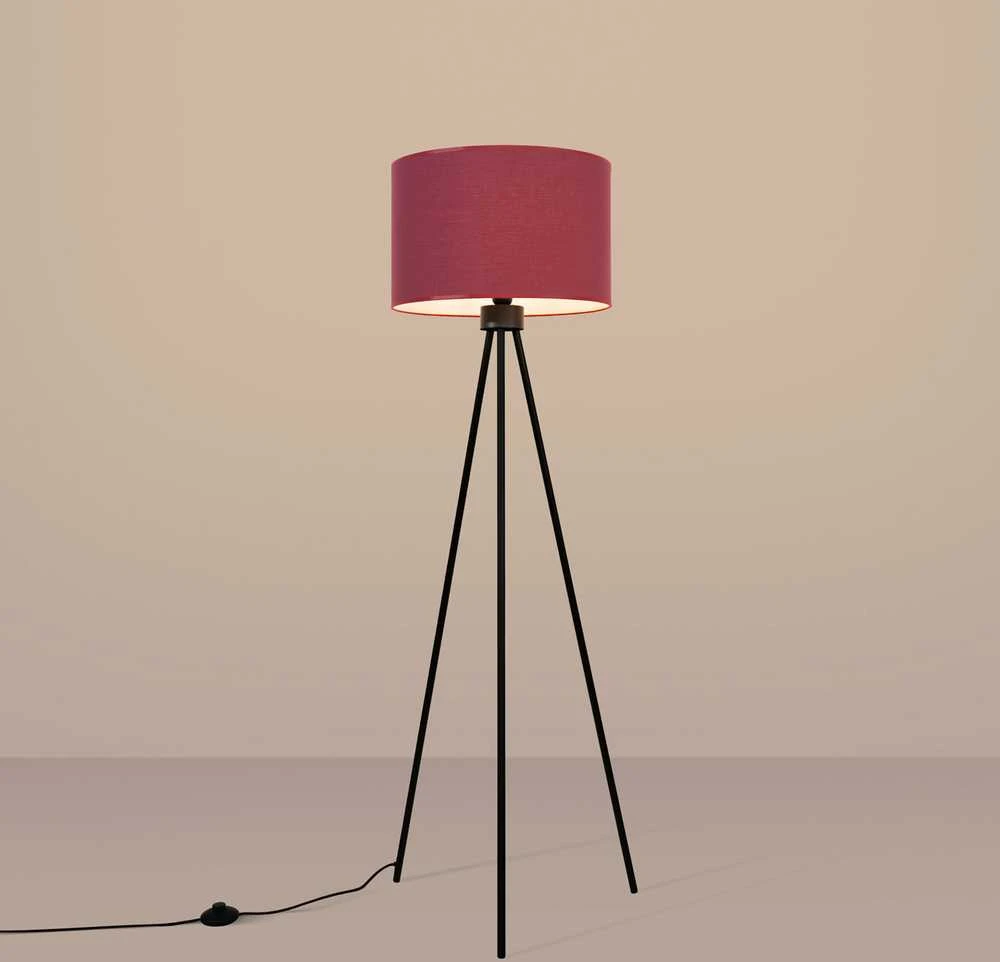 Sollux Lighting NEVIA pakabinamas šviestuvas, bordo spalvos, audinio gaubtas, 40x25 cm, IP20