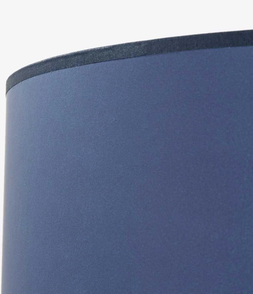Sollux Lighting NEVIA pakabinamas šviestuvas, tamsiai mėlynas, audinio gaubtas, juodas rėmas, 40 cm