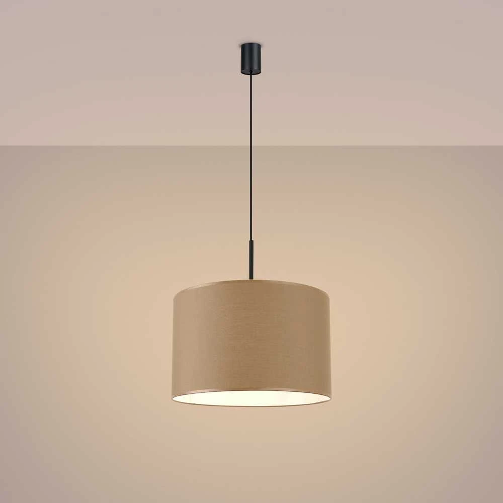 Sollux Lighting NEVIA pakabinamas šviestuvas, juodas rėmas, tamsiai mėlynas, vandeniui atsparus gaubtas, 40 cm