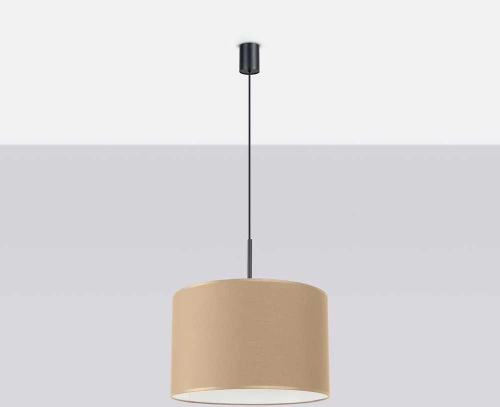 Sollux Lighting NEVIA pakabinamas šviestuvas, juodas rėmas, tamsiai mėlynas, vandeniui atsparus gaubtas, 40 cm