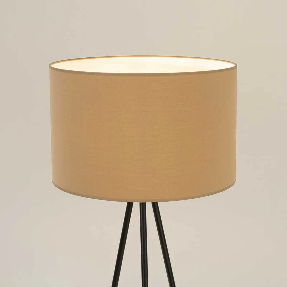 Sollux Lighting NEVIA pakabinamas šviestuvas su cilindriniu audinio gaubtu, pilkai pilkos spalvos, 40 cm